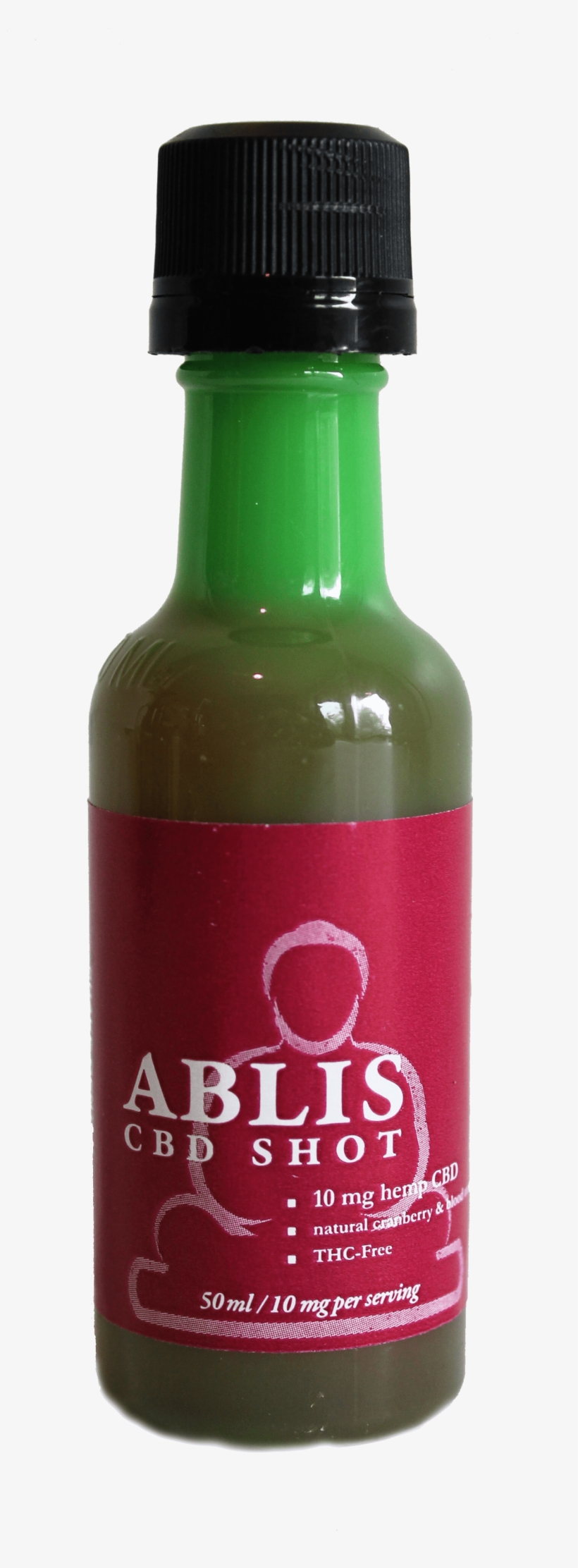 Cbd Beverage Shot - Glass Bottle, transparent png download