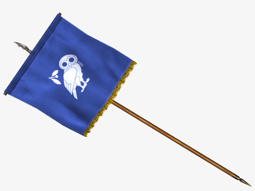 Add Media Report Rss Athenian Flag Standard - Athena Flag, transparent png download