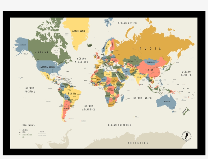 0% Off - World Map Outline Png Orange, transparent png download