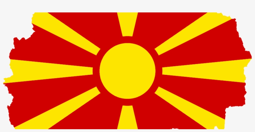 Greece, Macedonia Resolve Decades-old 'name Dispute' - Macedonia Flag Map, transparent png download