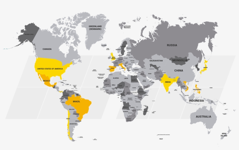 International Experience - World Map, transparent png download