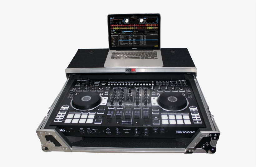 Digital Controller Flight Case W/wheels & Sliding Laptop - Cdj, transparent png download