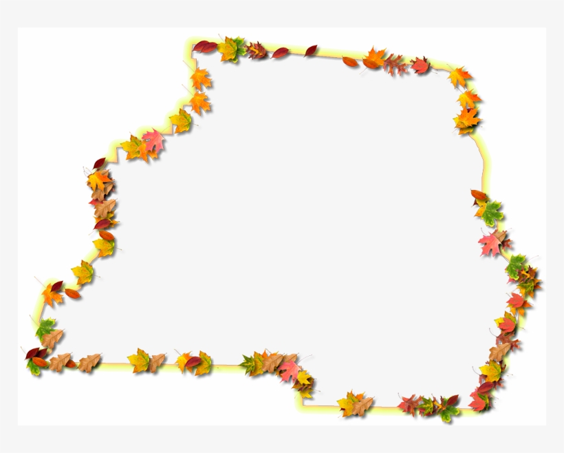 A Yellow And Orange Outline Map Of Madison With Fall - Floral Design, transparent png download