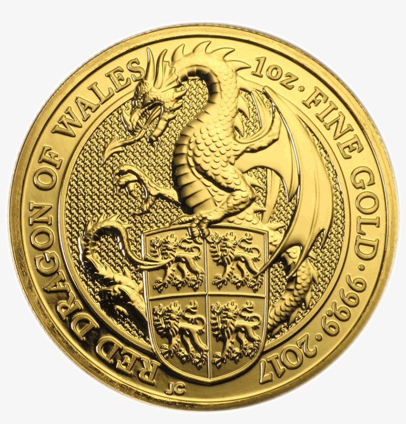 Red Dragon Of Wales - Monedas De Oro Dragon, transparent png download