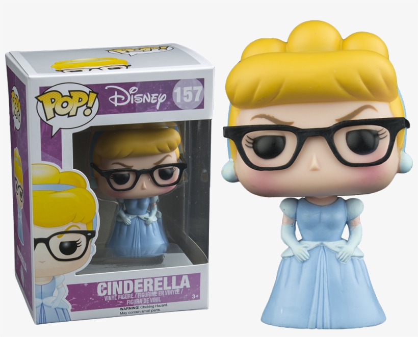 Nerdy / Hipster Cinderella Pop Vinyl Figure, transparent png download