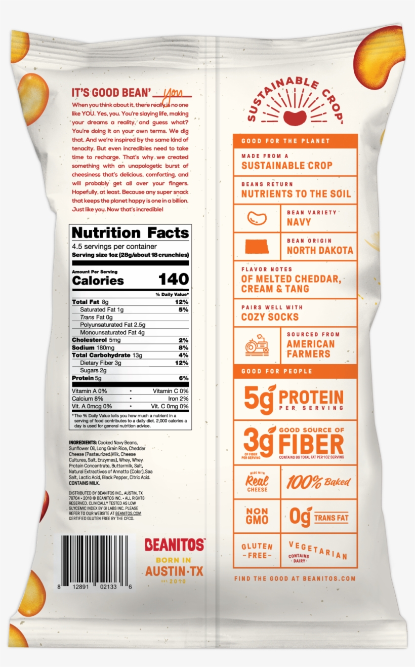 Mac'n Cheese Crunch Baked Bean - Poster, transparent png download