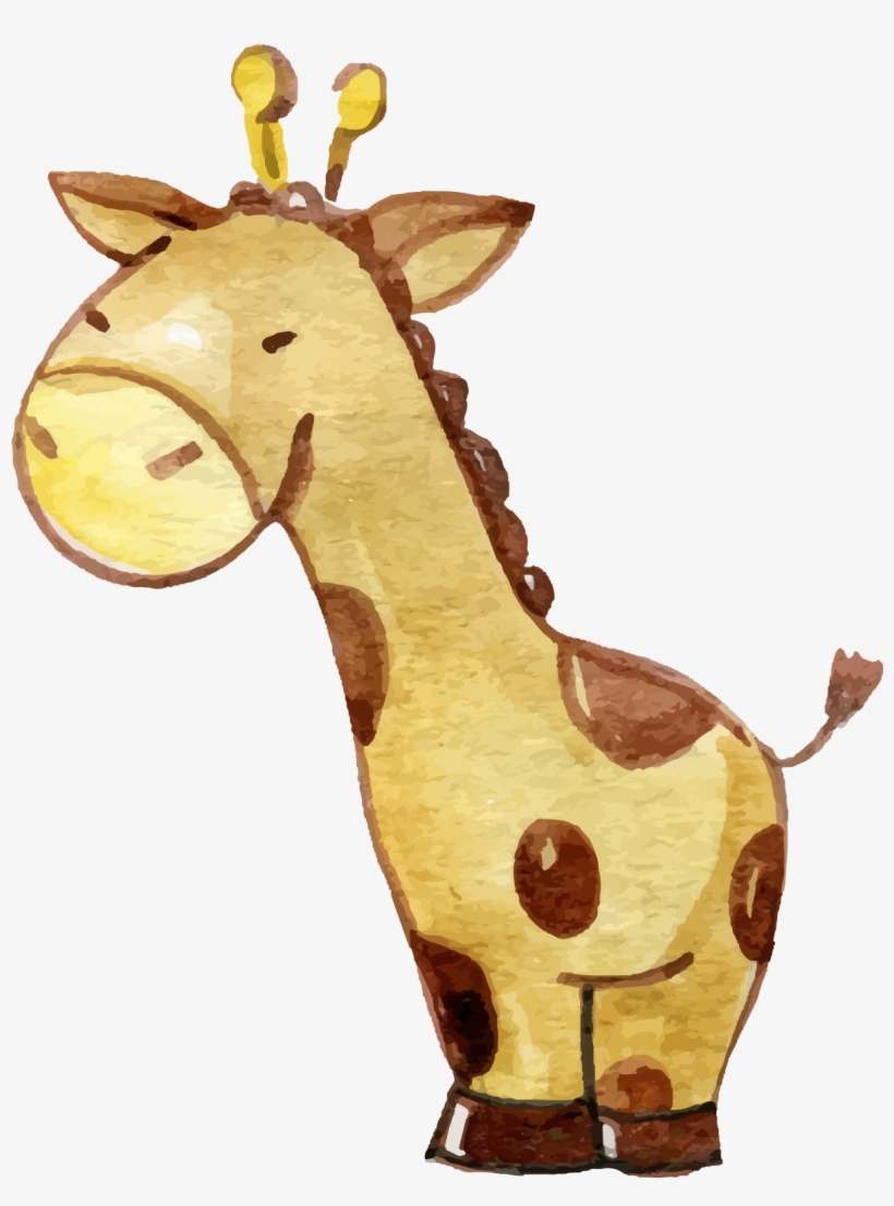 Clip Royalty Free Download Northern Painting Clip Art - Grandfather Father's Day Giraffes Card, transparent png download
