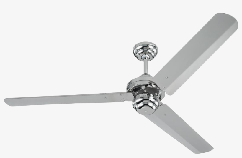 Ceiling Fan Download Png Image - Monte Carlo Energy Star 54" Studio Fan - Polished Nickel, transparent png download