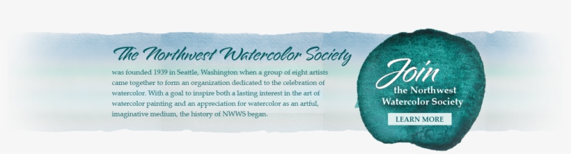 Involved With The Northwest Watercolor Society - Label, transparent png download