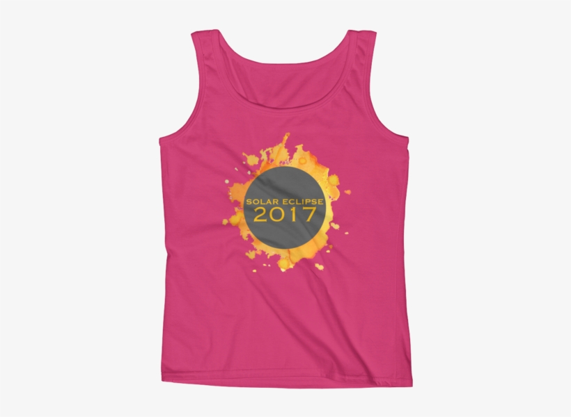 2017 Solar Eclipse Watercolor Burst - Top, transparent png download