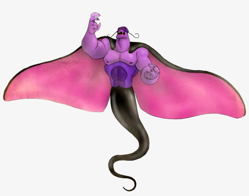 The Evil Manta - Little Mermaid Stingray, transparent png download
