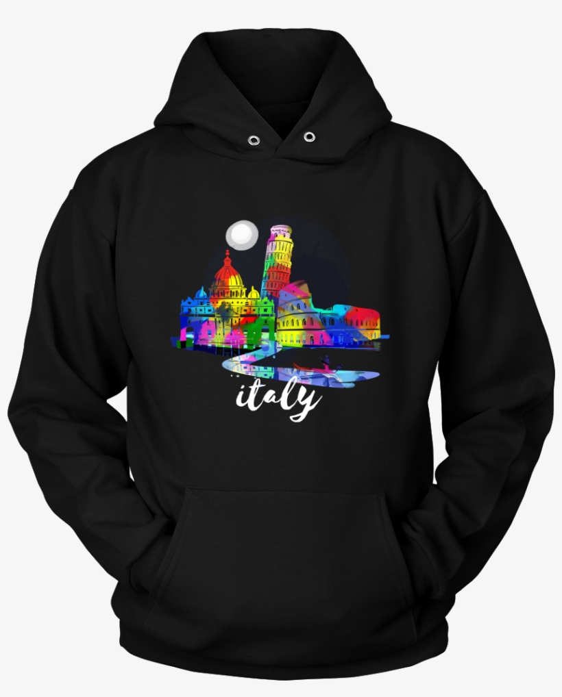 Italy Skyline Watercolor Sunset Love Everything Italian - Queen Are Born In July Jacket, transparent png download