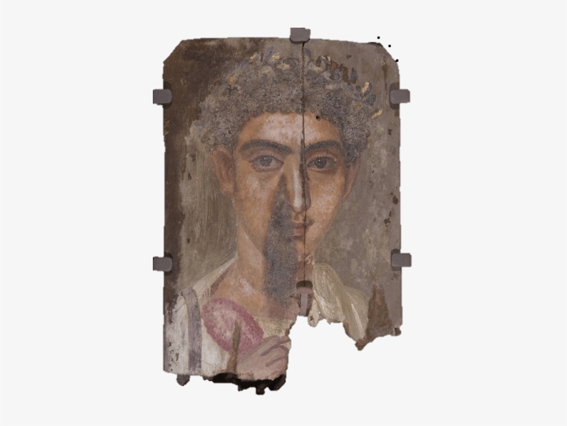 Mummy Portrait , Wood, From Tebtunis, Fayum/ Phoebe - Fayum Mummy Portraits, transparent png download