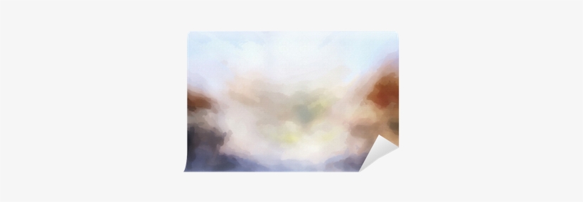 Colorful Abstract Watercolor Blur Wall Mural • Pixers® - Painting, transparent png download