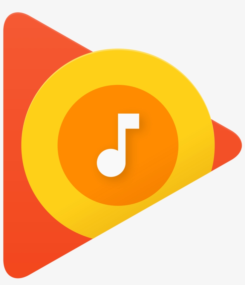 Play Music Triangle - Google Play Music Icon, transparent png download