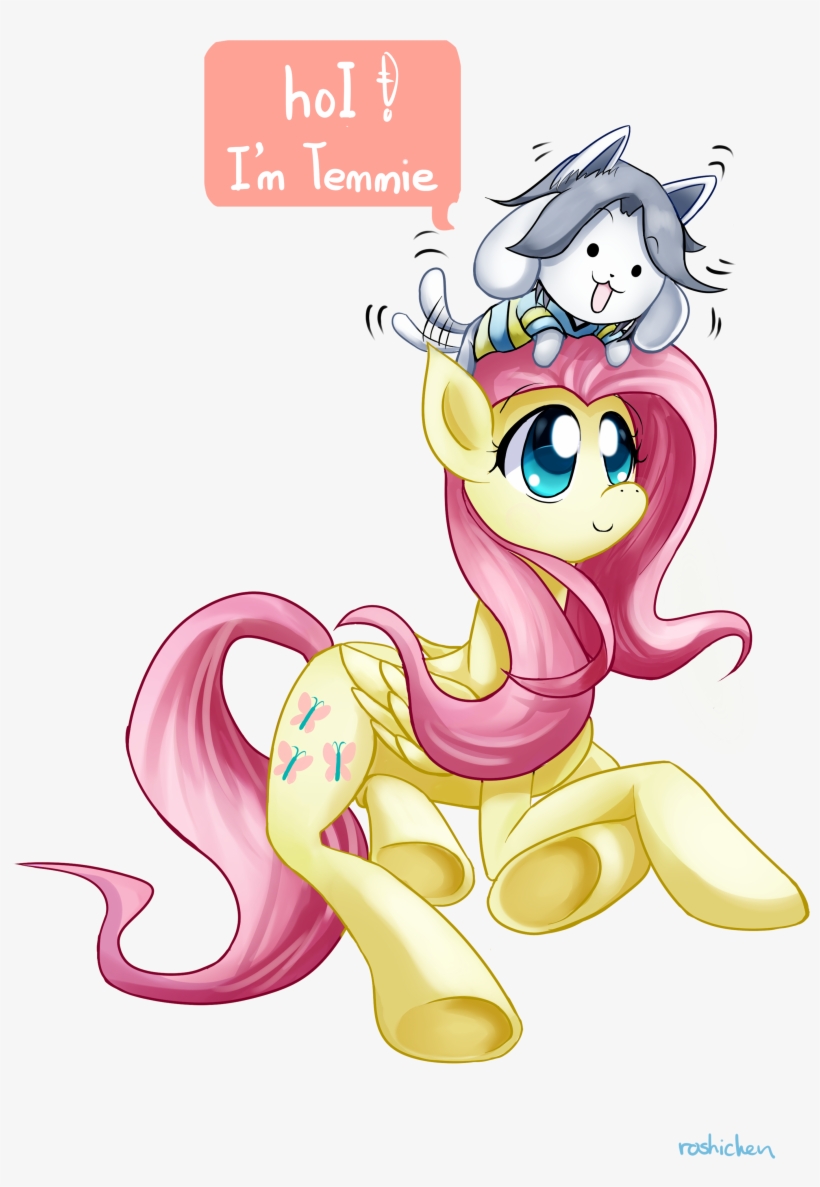 Hol M Lemmie Roshichen Fluttershy Pony Undertale Horse - Fluttershy, transparent png download
