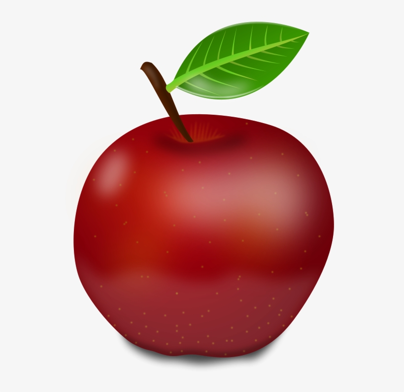 Red Apple Clipart - Apple Clipart, transparent png download