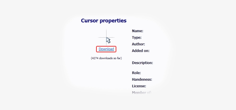 Click On Cursor Name To Download It - Cursor, transparent png download