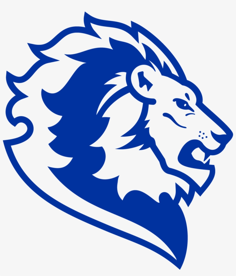 Blue Lion Head Png - Harding Academy Memphis, transparent png download