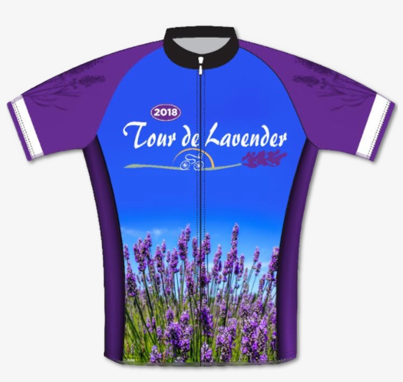 Home•tour De Lavender Jersey - Lavender Cycling Jersey, transparent png download
