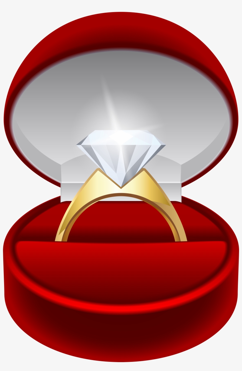 Engagement Rings Clipart Png, transparent png download