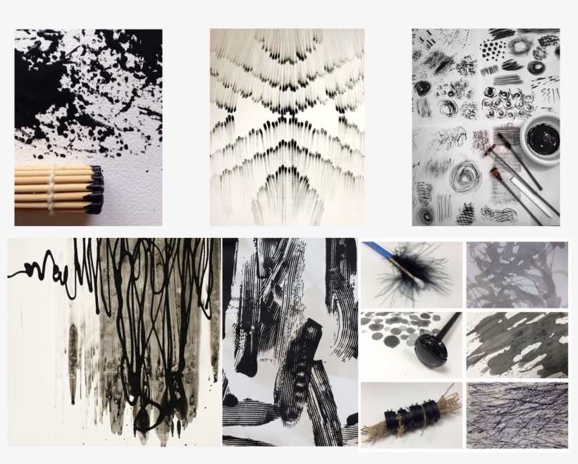 I Wanted My Mark Making To Make Up The Background Of - Motif, transparent png download