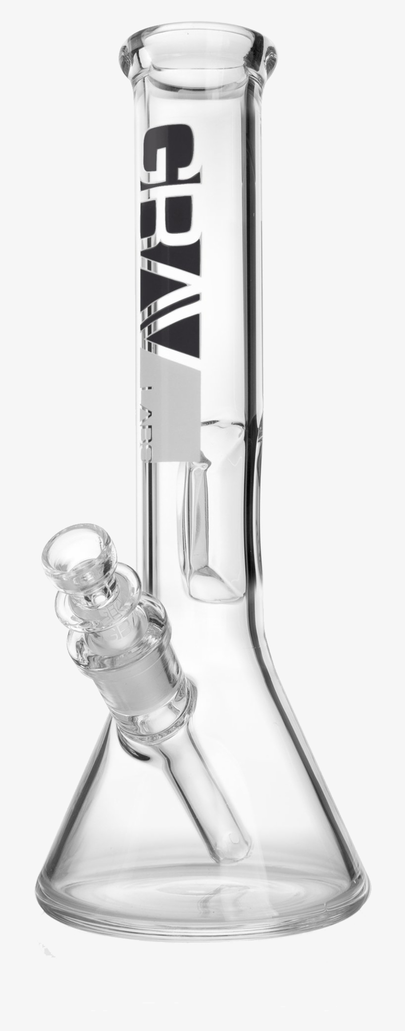 8 Inch Beaker Bong With Fixed Downstem - Beaker Bong, transparent png download
