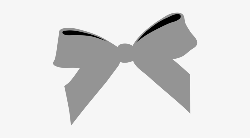 Black Ribbon Bow Tie Awareness Ribbon - Black Ribbon Clipart, transparent png download
