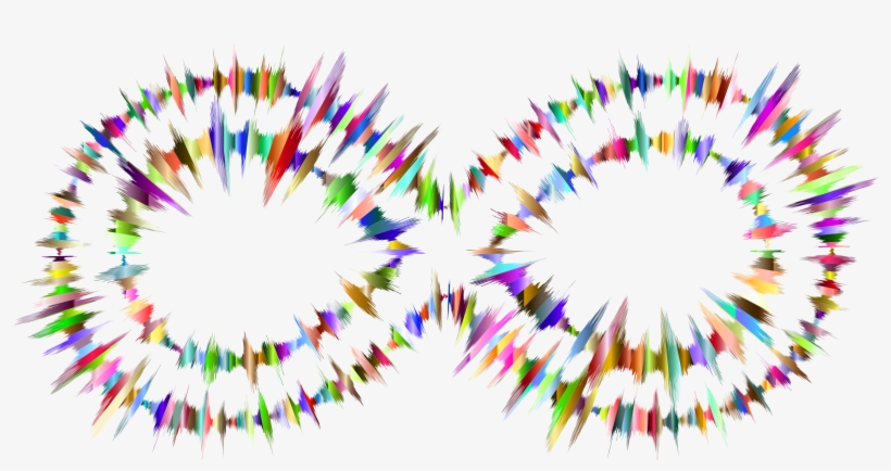 This Free Icons Png Design Of Prismatic Sound Waves, transparent png download
