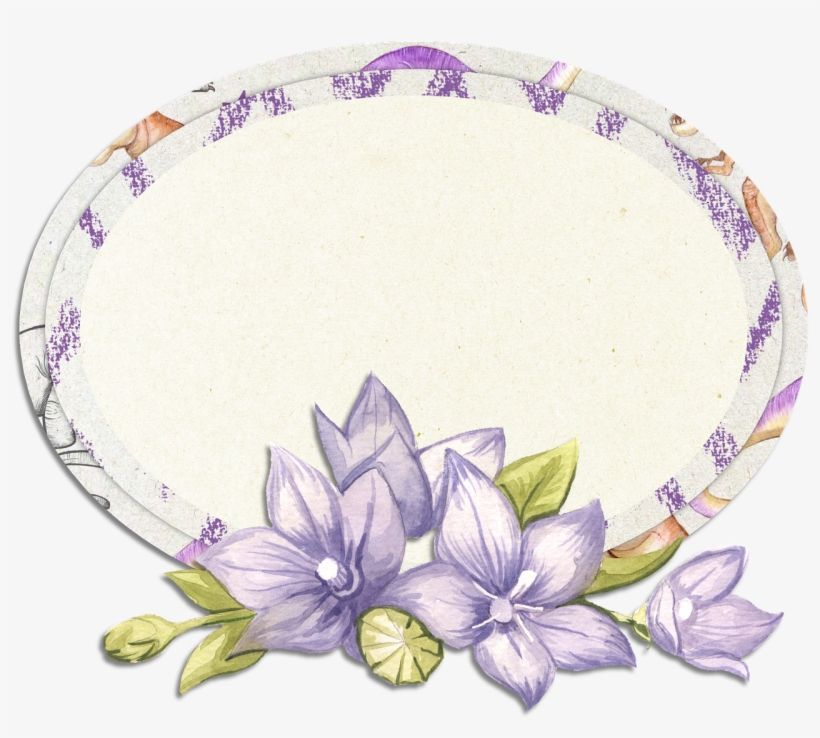 Label Watercolor Purple - Watercolor Painting, transparent png download