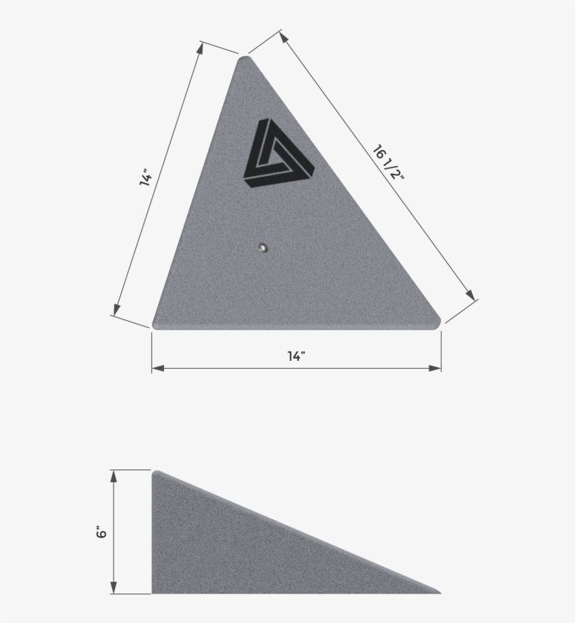 Climbing Volumes Triangle - Triangle, transparent png download