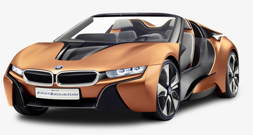 Orange Bmw I8 Spyder Car Png Image - Bmw I8 Png, transparent png download