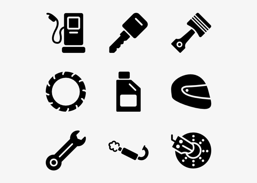 Motorcycle - Motorcycle Icons Vector Png, transparent png download