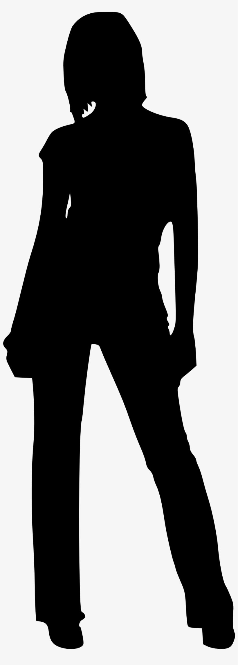 Free Download - Baseball Fielder Silhouette, transparent png download