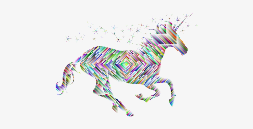 Unicorn Horn Legendary Creature Drawing Silhouette - Unicorn Silhouette Art, transparent png download