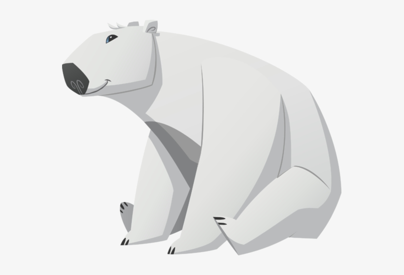 White Polar Bear - Aj Polar Bear, transparent png download