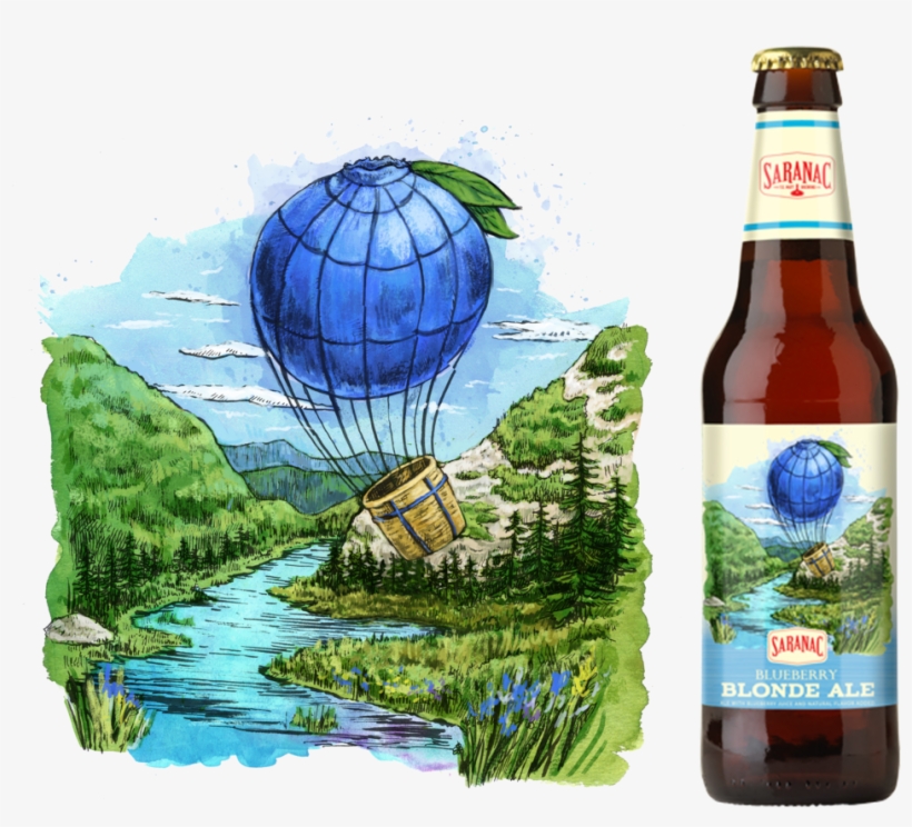 Saranac Blueberry Blonde, transparent png download