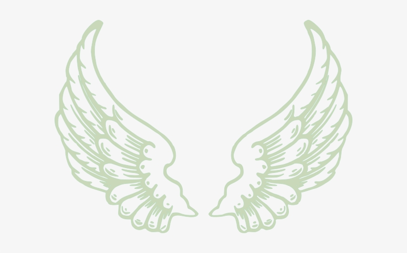 How To Set Use Extra Light Green Angel Wings Clipart, transparent png download