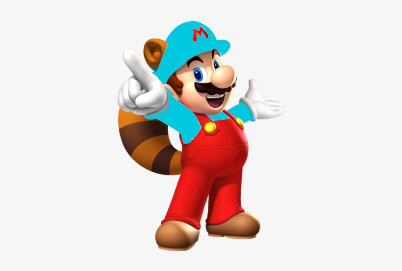 Ice Raccoon Mario - Mario Mario Party 9, transparent png download