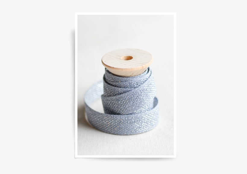 Pewter Metallic Ribbon 2 Yds - Webbing, transparent png download