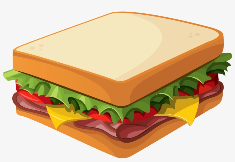 Sandwich Png Clipart Vector Picture - Sandwich Clipart Png, transparent png download