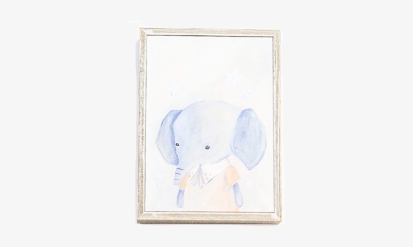 Hand Painted Sign Elephant - Sketch, transparent png download