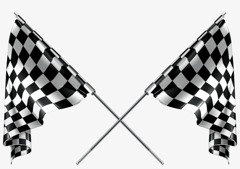 Checkered Flags Png Clipart, transparent png download