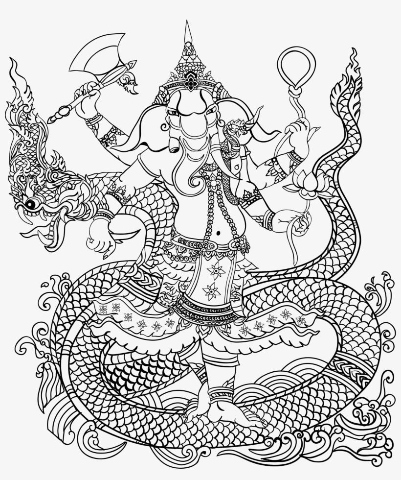 This Free Icons Png Design Of Hindu Elephant God, transparent png download