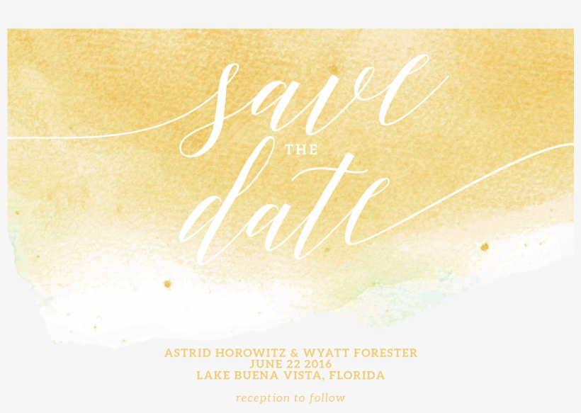 Destination Wedding Save The Date, Wedding Save The - Calligraphy, transparent png download
