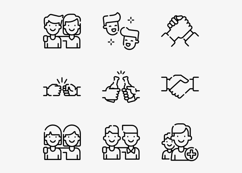 Friendship - Father Icons, transparent png download