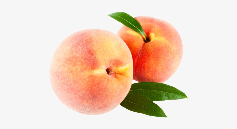 Download Peach With Leaves Png Image - Transparent Background Peaches Png, transparent png download