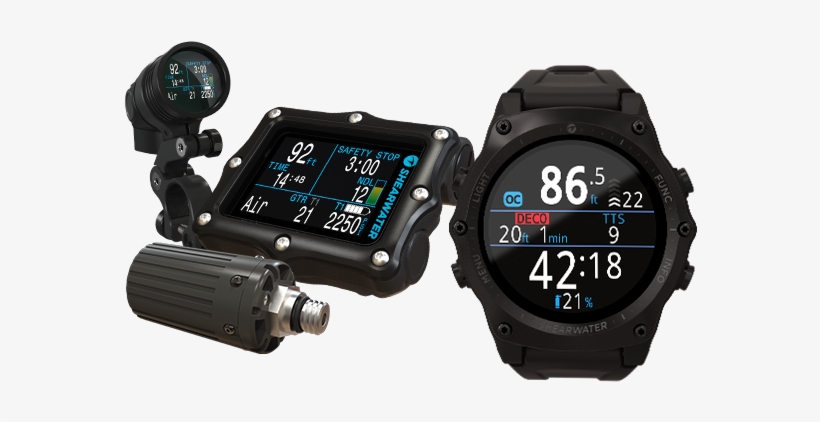 Dive Computers For Demanding Divers - Shearwater Perdix Ai Dive Computer, transparent png download