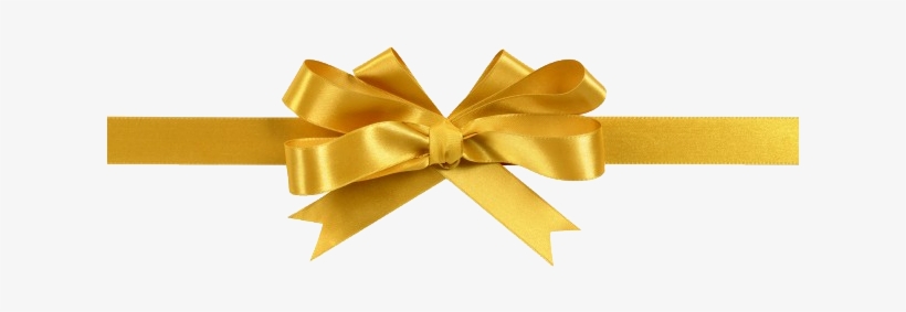 Gold Ribbon Png Picture - Gold Ribbon Png Transparent, transparent png download