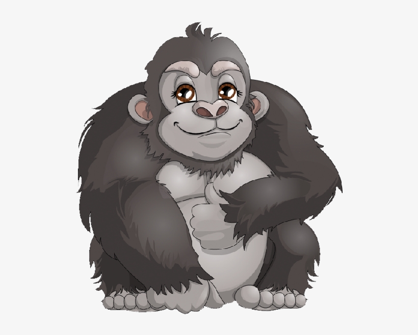 Png Free Library Collection Of Gorilla Png High Quality - Clip Art Gorilla, transparent png download